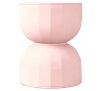 Sgabello Nordico Multiuso Colorato, Tavolino Laterale Moderno a Forma di Clessidra per Arredamento Casa/Ufficio (45 * 36 Cm/17,71 * 14,17 Pollici)(Pink)