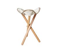 Sgabello NORDISK Rebild Treppiede in legno (Sandshell) TU