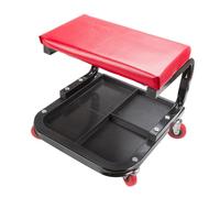 Sgabello officina con ruote 38x35x36 cm emergenza e manutenzione