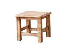 Sgabello ottomano Sgabello con gradini in legno Sgabello in legno massello Poggiapiedi in paulownia Poggiapiedi piccolo Ottomano per bagno Cucina Camera da letto Soggiorno Sgabello per scarpe (Legno s