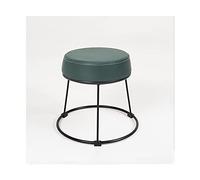 Sgabello ottomano Sgabello morbido per i piedi Sgabello piccolo con accento ottomano Poggiapiedi da pranzo Sgabello con gambe in ferro metallico Sgabello per vanità Sgabello per scarpe da soggiorno (B