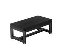 Sgabello per Adulti e Bambini, Sgabello Resistente Impermeabile in HDPE, Poggiapiedi Antiscivolo con Piedi Regolabili, Struttura Robusta in Metallo per Cucina, Bagno, Camera da Letto, Camper, Esterno