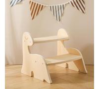 Sgabello per Bambini, 2 Gradini, Sgabello per WC, Poggiapiedi per Sala Giochi,