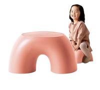Sgabello per bambini - Sgabello semicircolare antiscivolo, sgabello per bambini, comodo mobile per bambini seduti, per imparare a studiare giocare | sgabello per casa e aula