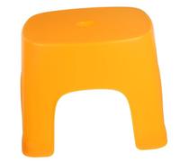 Sgabello per Cambio Scarpe un Gradino in PVC Giallo | Stabile e Fermo, Facile da Pulire, per Camera da Letto e Soggiorno, Formato Piccolo, un Pezzo