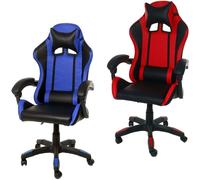 Sgabello per Gamer con cuscino poggiatesta e ruote sedia da Gaming altezza regol