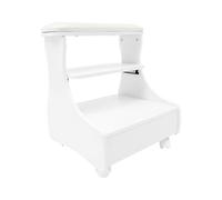 Sgabello per pedicure | Beauty Salon Rolling Trolley | Poggiapiedi pedicure | Tavolo per manicure con 4 ruote e 1 cassetto, pediluvio Spa Portable Trolley Cart per pedicure pedicure (bianco)