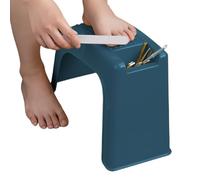 Sgabello per pedicure - comodo sedile di bellezza, poggiapiedi compatto, ideale per trattamenti spa o servizi di unghie dei piedi, base strutturata per saloni di cura personali, bagno quotidiano