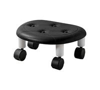 Sgabello per pedicure, girevole a 360 gradi, puleggia da 33,19 cm, sgabello basso con ruota per una mobilità e rotazione a 360°, saloni, spa, trattamenti estetici e pedicure a casa