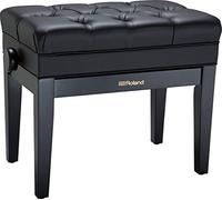 Sgabello per pianoforte con finitura palissandro, rivestimento vinilico della seduta e scomparto per gli spartiti - RPB-500PE