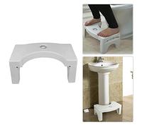 Sgabello Per WC Accovacciato Pieghevole, Anti Costipazione Sgabello Per Aiuto Alla Turca Naturale E Confortevole, Antiscivolo Vasino Facile Da Pulire Sgabello Per Squat Per Adulti Sgabello Per Bagno
