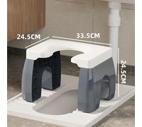 Sgabello per WC accovacciato Sedia Sedile Pan Sgabello per WC Poggiapiedi per WC