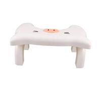 Sgabello per Wc in Abs Bianco, Step Stool Toilette Ergonomico | Portatile, Facile da Pulire, Capacità di Carico Elevata, Adatto a Casa e Luoghi Pubblici