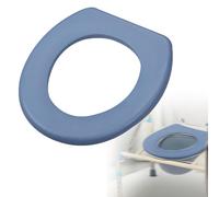 Sgabello per WC, pannello blu, pannello allargabile per bagno di ricambio