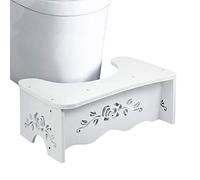 Sgabello per WC, Sgabello da Toilette Antiscivolo Sano e di Alta Qualità, per Anziani Bambini Donne Incinte Adulti, Antiscivolo per WC, 49,6 x 29,5 x 5,3 cm, Sgabello Antiscivolo per Bambini