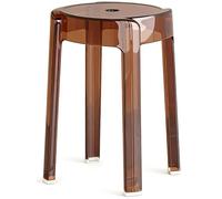 Sgabello per WC, Sgabello per WC Antiscivolo in Plastica Spessa, Sgabello Moderno in Acrilico per La Cacca, Sgabelli per WC da Bagno(Brown/B)