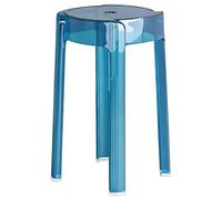 Sgabello per WC, Sgabello per WC Antiscivolo in Plastica Spessa, Sgabello Moderno in Acrilico per La Cacca, Sgabelli per WC da Bagno(Blue/A)