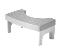 Sgabello per WC, Sgabello per WC in PP, Sgabello da toilette Squatty, Sgabello da toilette spesso portatile antiscivolo per bambini e adulti (GRAY)