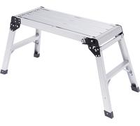 Sgabello Piattaforma Cavalletto Pieghevole Portatile in Alluminio Portata 150KG