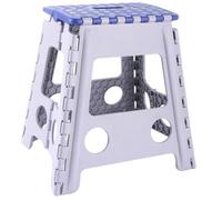 SGABELLO PIEGHEVOLE 39CM SALVASPAZIO MULTIUSO SCALETTA POGGIAPIEDI ANTISCIVOLO