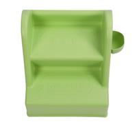sgabello pieghevole a 2 passi per bambini con paracolpi e antiscivolo, sgabello per pannolino verde