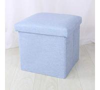Sgabello pieghevole a forma di cubo, con supporto per 158,8 kg, design salvaspazio, 76 x 38 x 38 cm, perfetto per l'arredamento della casa pieno di stelle, 30 x 30 x 30 cm