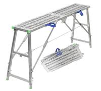 Sgabello pieghevole ad altezza regolabile, piattaforma di lavoro portatile per la decorazione domestica, attrezzatura sicura e versatile per ponteggi