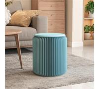 Sgabello pieghevole con cuscino in poliuretano, sedia rotonda pieghevole portatile, forte forza portante, può essere utilizzato come tavolino, ideale per casa, feste, ufficio, mostre e centro