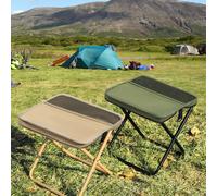 Sgabello pieghevole da campeggio multiuso, facile da trasportare per