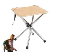 Sgabello pieghevole da campeggio, sgabello portatile per la , sgabello da campeggio - lama di supporto in acciaio inox leggero per giardinaggio all'aperto,