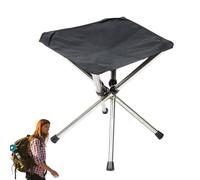 Sgabello pieghevole da campeggio, sgabello portatile per la , sgabello da campeggio - lama di supporto in acciaio inox leggero per giardinaggio all'aperto,