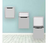 Sgabello pieghevole da parete in lega di alluminio multifunzionale - Innovativa soluzione invisibile per il cambio scarpe