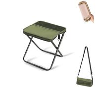 Sgabello pieghevole da zaino, mini sgabello da campeggio per esterni con borsa per il trasporto, sedie pieghevoli Slacker, portata fino a 120 kg per pesca, viaggi e picnic (B, L)