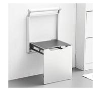 Sgabello Pieghevole per Il Cambio delle Scarpe Sedia da Portico Invisibile a Parete Cuscino Antiscivolo Materiale in Lega di Alluminio Forte capacità di Carico Multifunzione