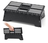 Sgabello pieghevole portatile 38x22x13 cm, sgabello pieghevole portatile step feci per cucina bagno uso da viaggio, antiscivolo sgabello pieghevole per bambini, anziani, disabili