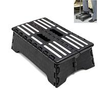 Sgabello pieghevole portatile da 12,7 cm, pieghevole, mezzo gradino per anziani e adulti, 100 kg, per persone anziane che si alzano da un letto alto o dalle scale