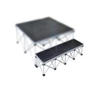 Sgabello pieghevole portatile da palcoscenico - Scala resistente per eventi e matrimoni