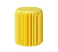 Sgabello pieghevole portatile in carta a nido d'ape con cuscino, elegante seduta salvaspazio, facile da montare, leggero e compatto, 36 x 44 cm, ideale per casa, ufficio e uso esterno