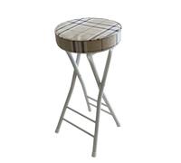 Sgabello pieghevole portatile senza schienale, soluzione salvaspazio per cucina, bar o sale ricreative, design leggero e compatto per una facile conservazione