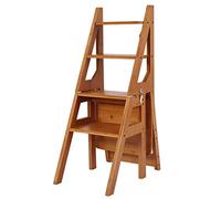 Sgabello pieghevole - Scala portatile per biblioteca, sedia pieghevole versatile e supporto per adulti, casa, ufficio, cucina, uso esterno, design salvaspazio