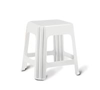 Sgabello Plastica Bianco
