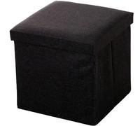 Sgabello poggiapiedi pieghevole verde chiaro con poggiapiedi salvaspazio per patio, camera da letto e corridoio, 30 x 30 x 30 cm