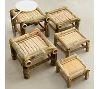 Sgabello Portatile Sedia Da Doccia in Bambù Sgabelli Per Bambini