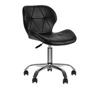 Sgabello QS-06 Professionale per Centro Estetico Manicure Studio Tattoo Nero
