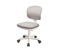 Sgabello regolabile con ruote per garage e salone, altezza 40,6 - 53,3 cm, schienale girevole a 360°, ideale per parrucchieri, estetisti, uso domestico, tatuaggi