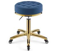 Sgabello regolabile - Sedia idraulica resistente in metallo con design ergonomico per barbiere, salone, clinica, ufficio comfort e mobilità