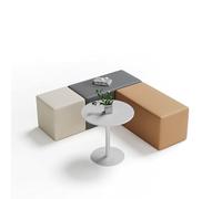 Sgabello Rettangolare Strutturato, Panca Lunga Per Area Di Sosta, Panca Pouf D'accento, Per Ufficio, Casa, Salotto E Aule Scolastiche Con Telaio Resistente 135 * 135cm