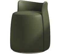 Sgabello rotondo in pelle per il trucco, semplice sgabello da divano per camera da letto e soggiorno, 45 cm x 45 cm x 52 cm, cielo stellato