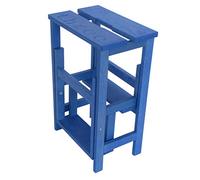 Sgabello Scala Karn Happy Numbers in Legno Faggio - Scaletta con Gradini Girevoli Numerati e Sicurezza - Scala Domestica Libreria Cucina Made in Italy