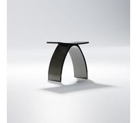 Sgabello Steinberg Serie 432, in poliresina, 415x225x420mm, 4327100, Colorazione: grafite